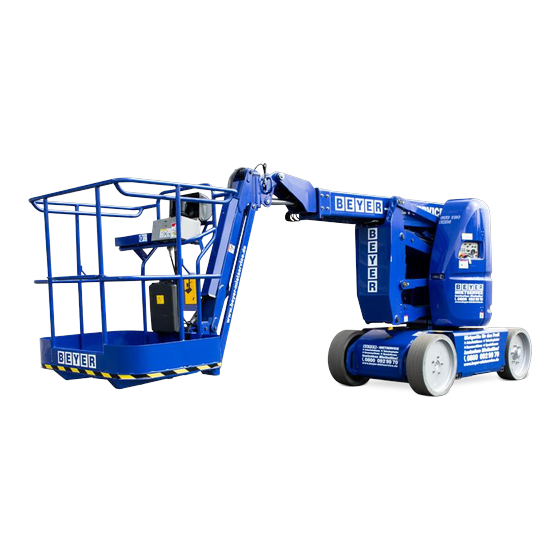 Elektro-Gelenkhebebühne GTB 120
