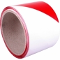 Preview: Barrier tape red white 100 m - extremely tear resistant