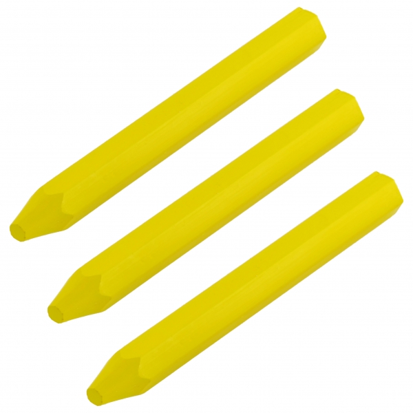 Signierkreide gelb, 12x120mm,  8 Stück