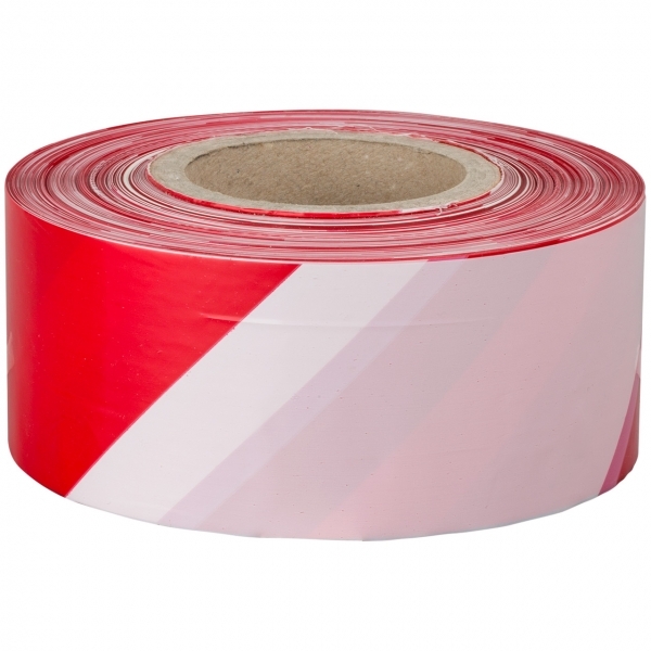 Barrier tape red white 500 m