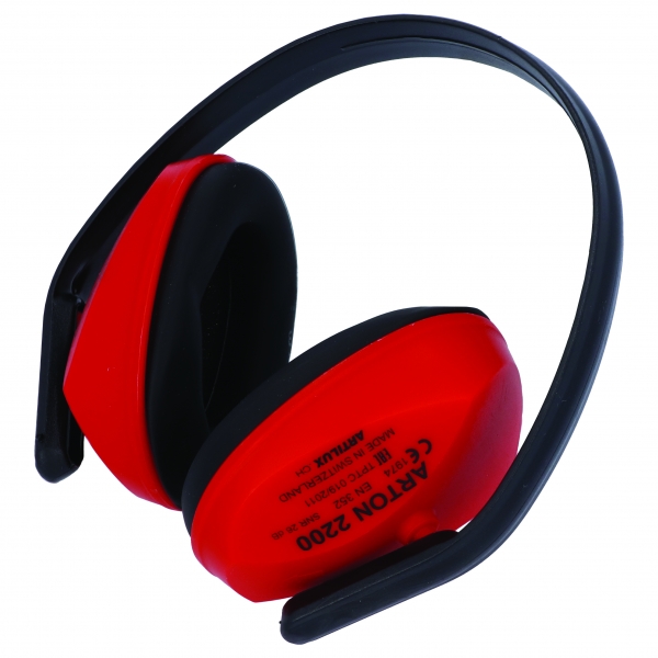 Arton 2200 earmuffs, red